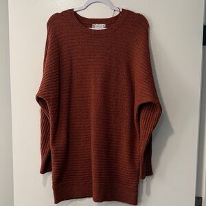 Pink Rose Terracotta Knit Sweater